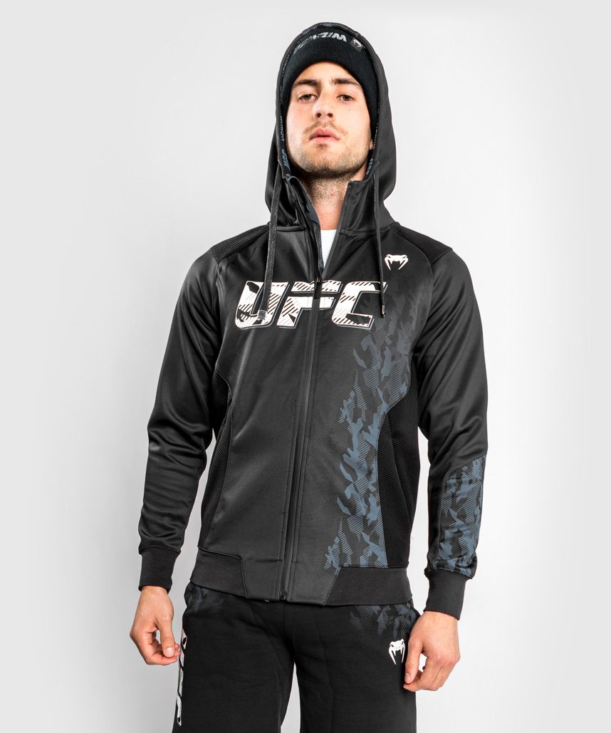Sweat à capuche zippé Venum UFC Authentic Fight Week - noir