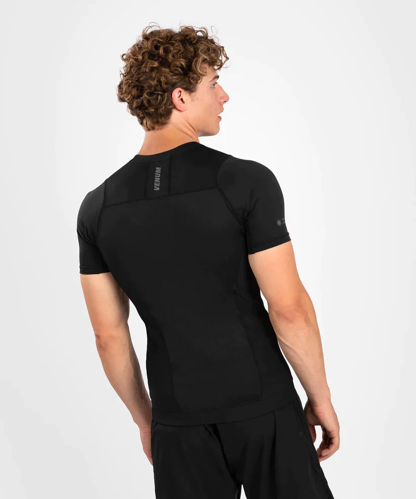 Venum G -Fit Rashguard - Kurzarm - schwarz