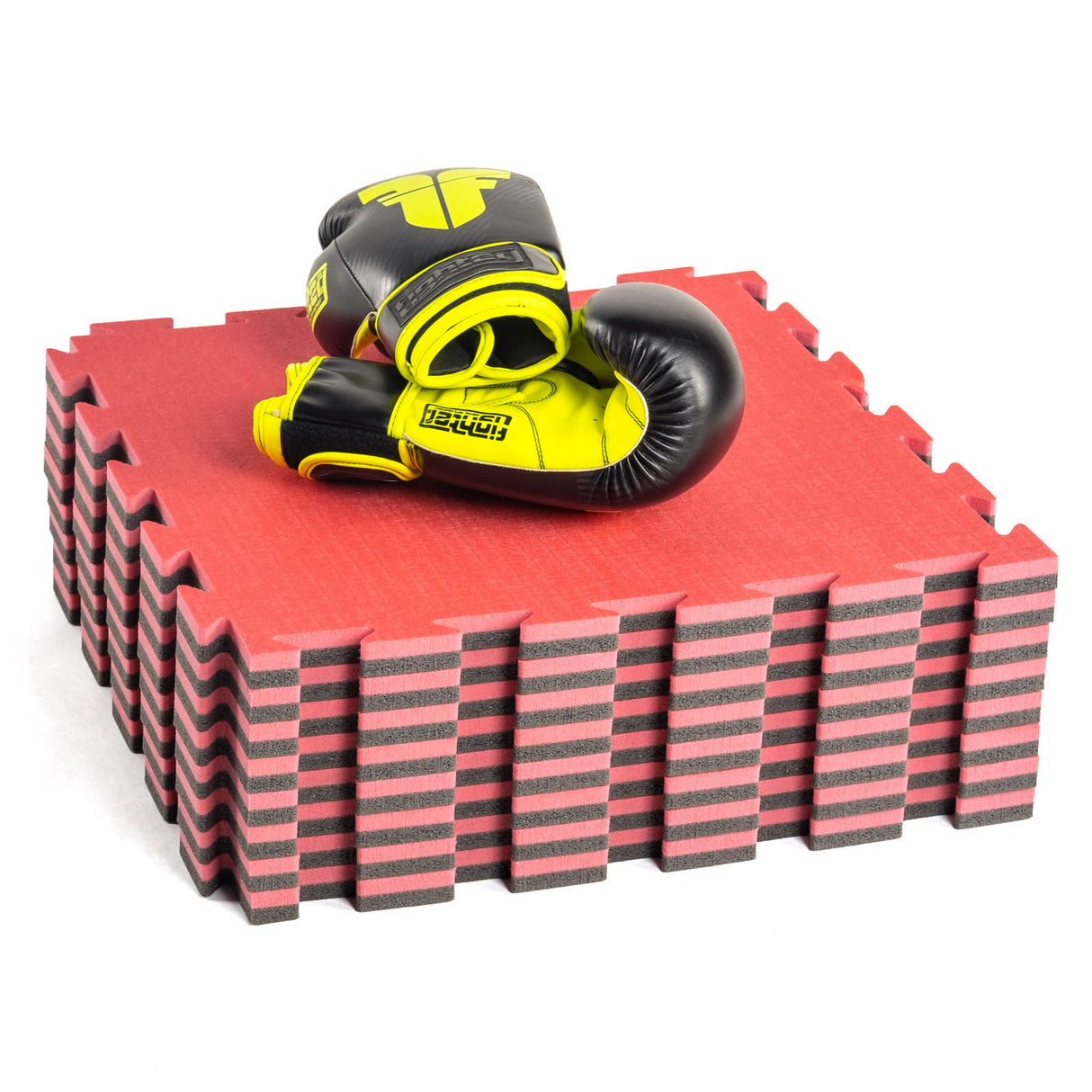 Tatami Mini set de 8 pièces - rouge/noir, FTTM-50