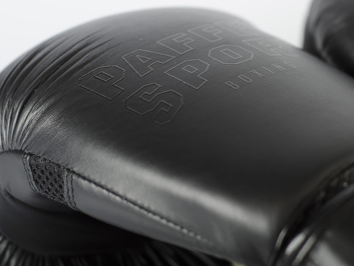 Guantes de boxeo de Paffen Sport Logotipo negro - Negro, 2143010