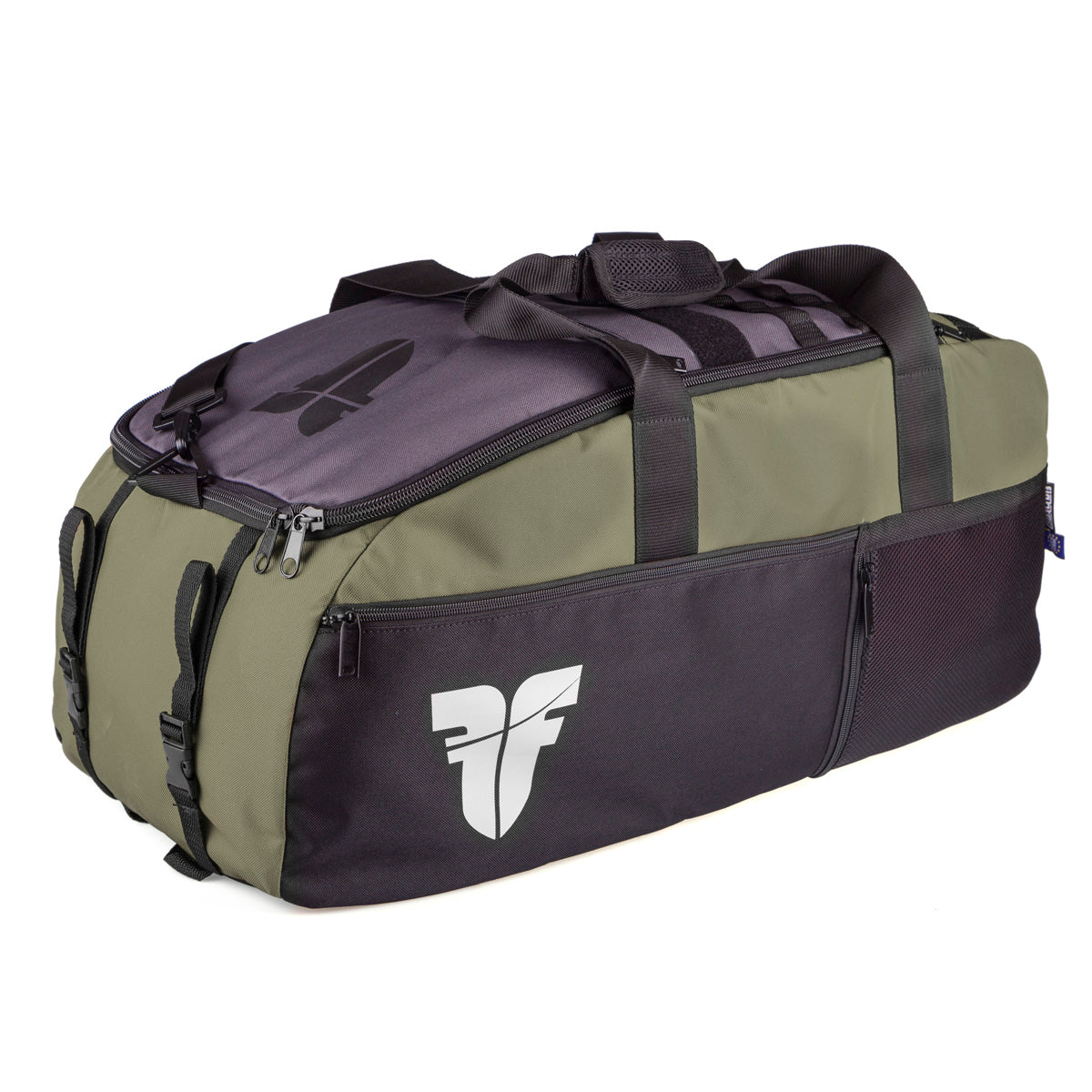 Fighter Sports Bag LINE XL - army green/gray/black, FTBP-03