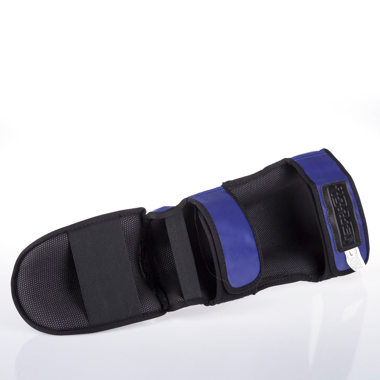 Fighter Shinguards Thai Classic - blue/gray, JE1573BLG