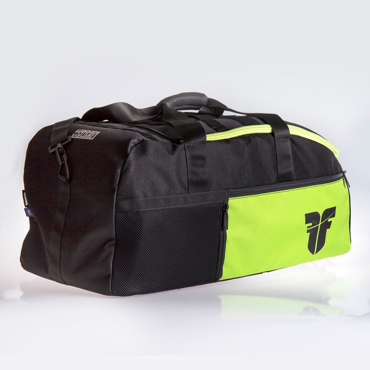 Línea de bolsa deportiva de combate XL - Green de lima/negro, FTBP -04