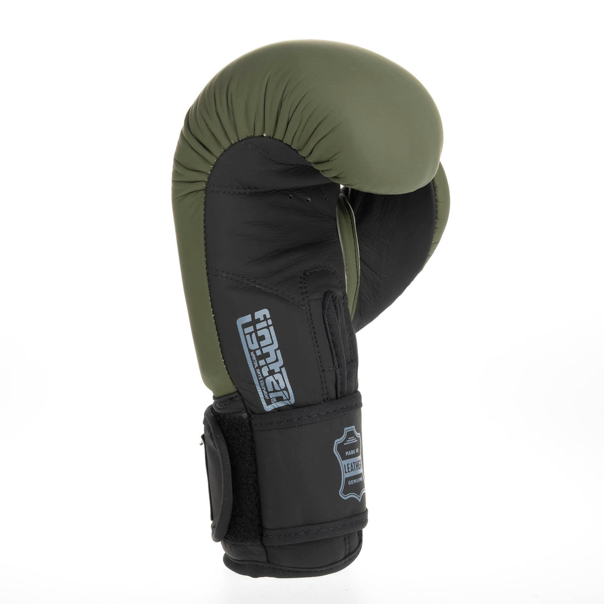 Guantes de boxeo de combate Siam - Matt Khaki, FBG -003kb