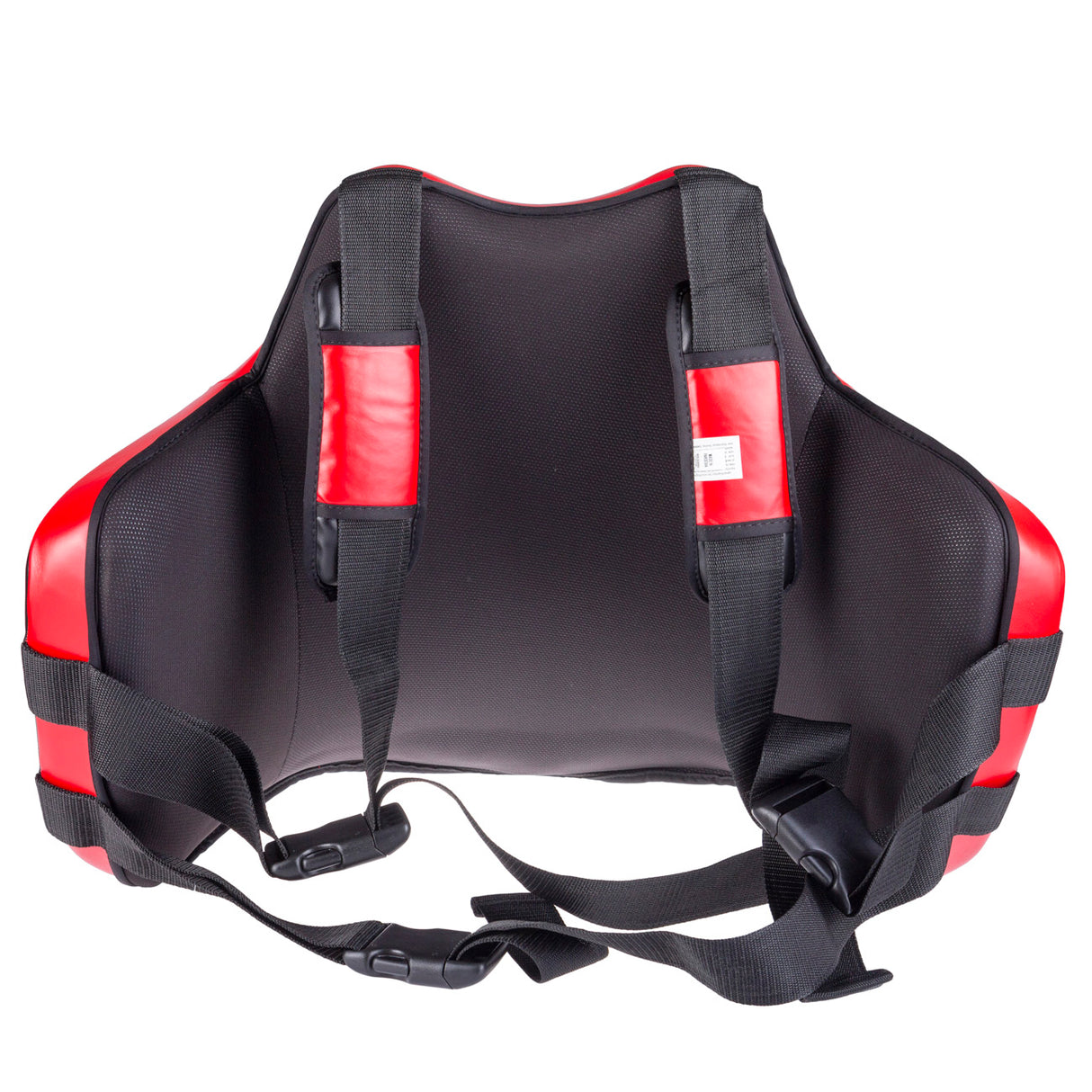 Bauchpolster Fighter Ziel - Schwarz/Rot, FBP -011