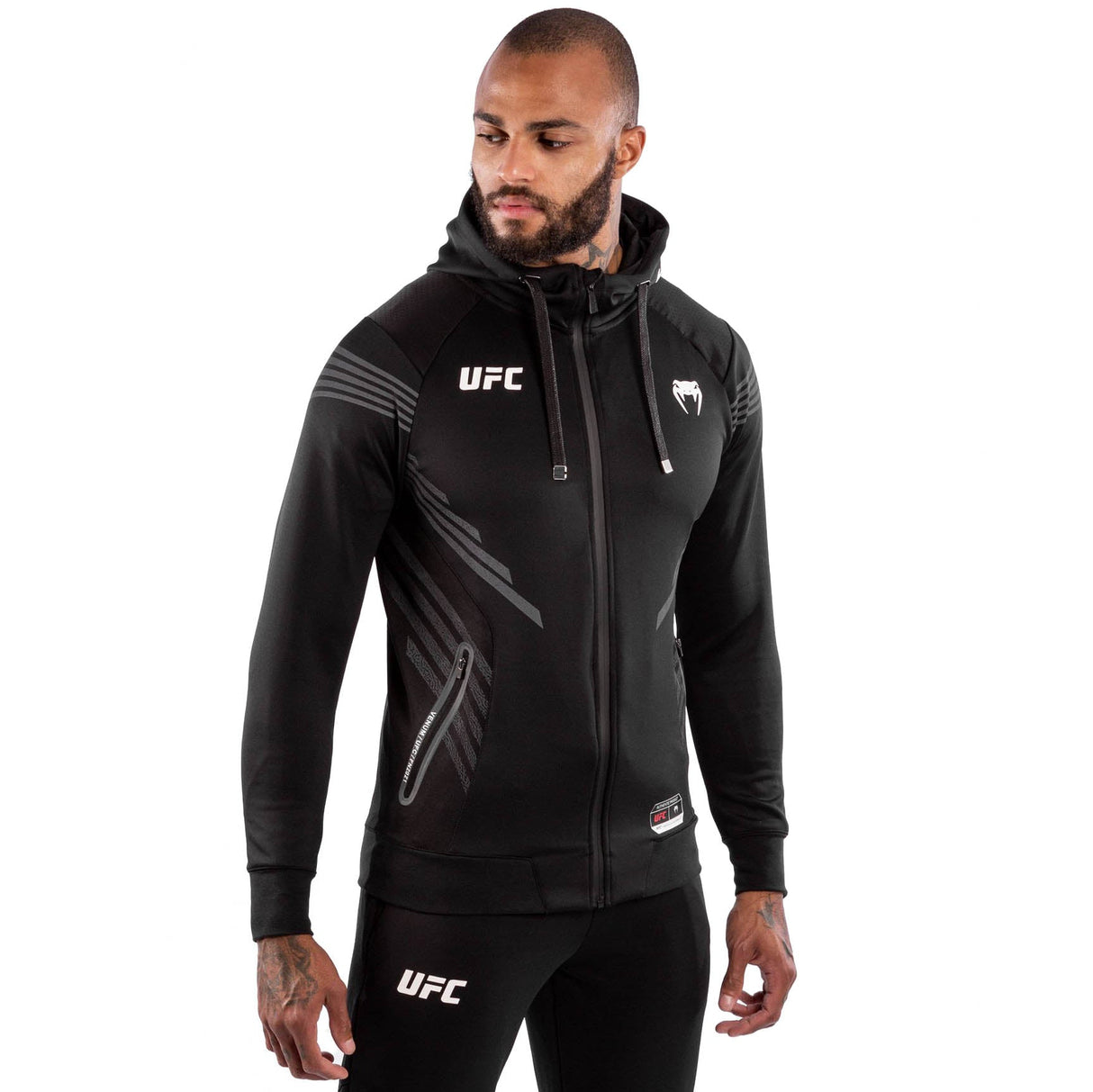 Sweat à capuche Venum UFC Authentic Fight Night - noir