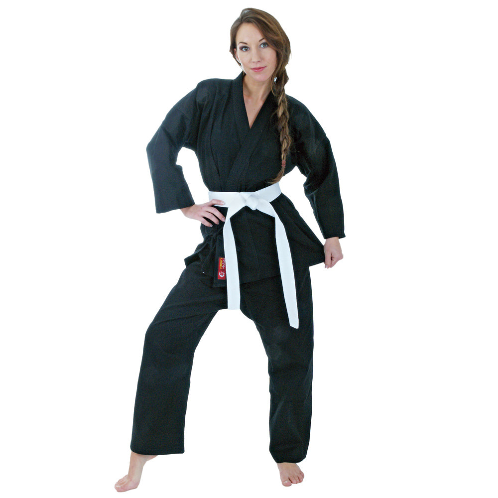 Hayashi Karate Gi Kirin - Negro, 022-9