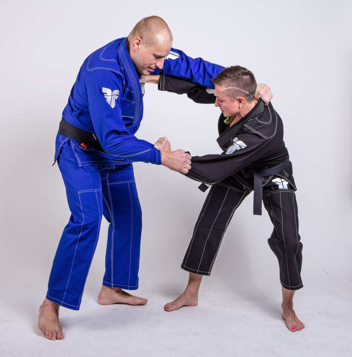 Fighter BJJ Ripstop Gi Rip Stop - bleu, BJJBLU-04