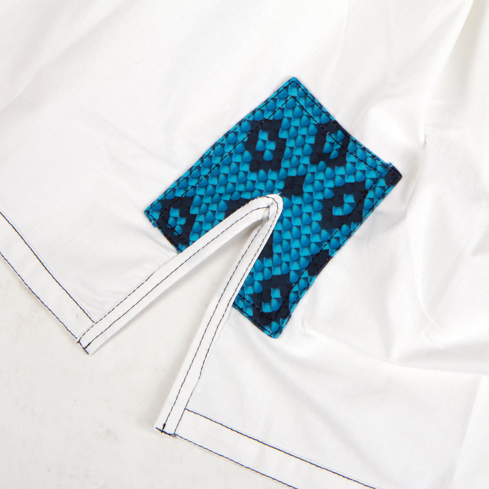 Paille de riz pour kimono Fighter BJJ - blanc, BJJBW-08