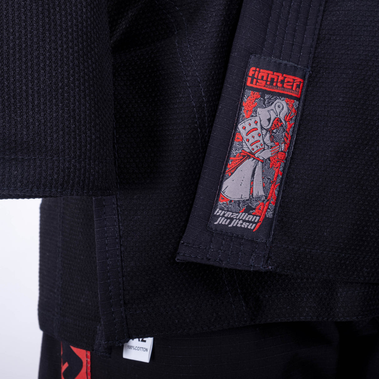 Fighter-BJJ-Anzug Samurai – schwarz, BJJBW-N01