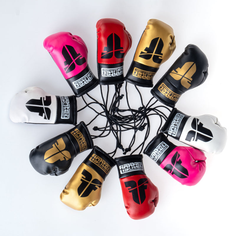 Fighter Mini Boxing Gloves - gold