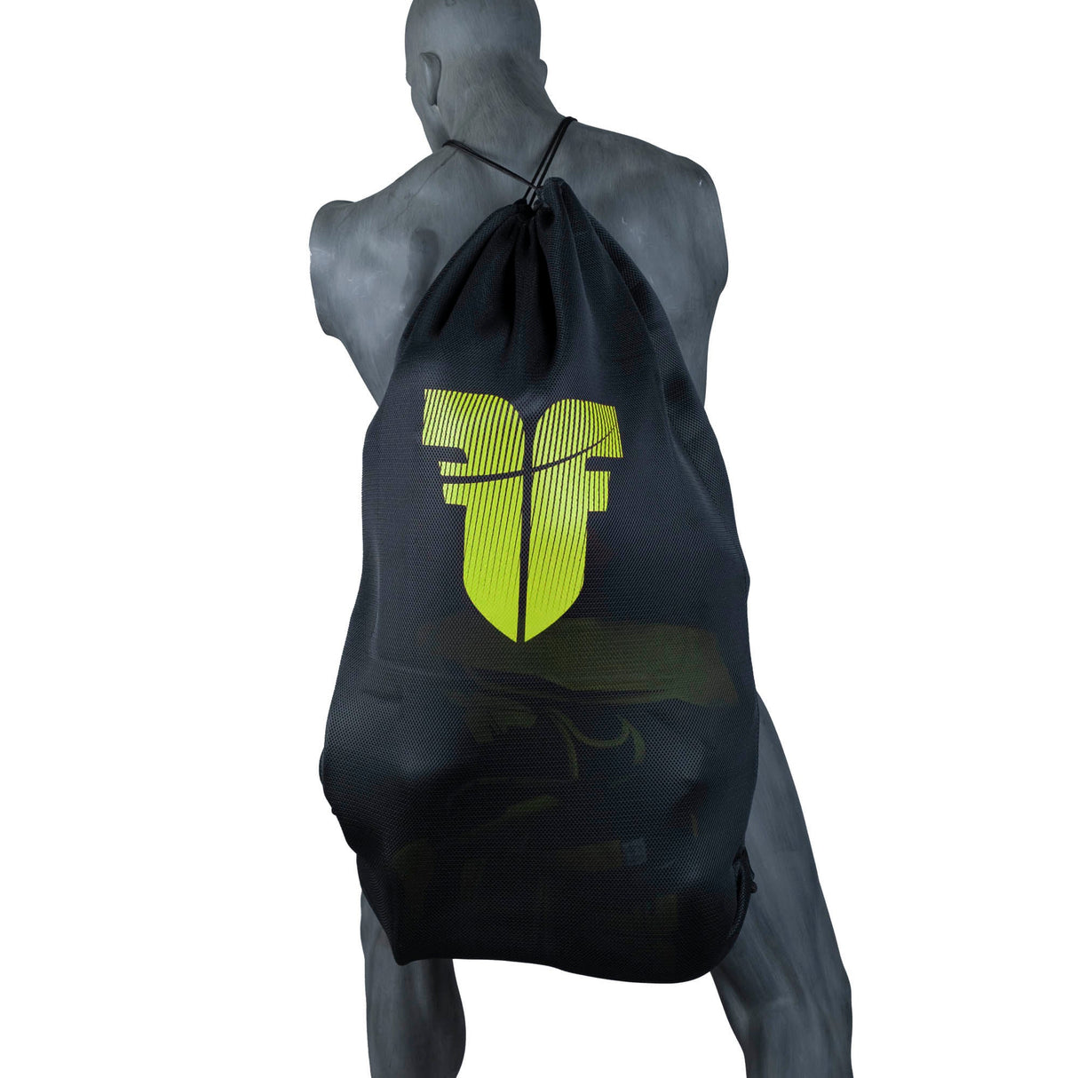 Malla de combate de mochila - negro/amarillo