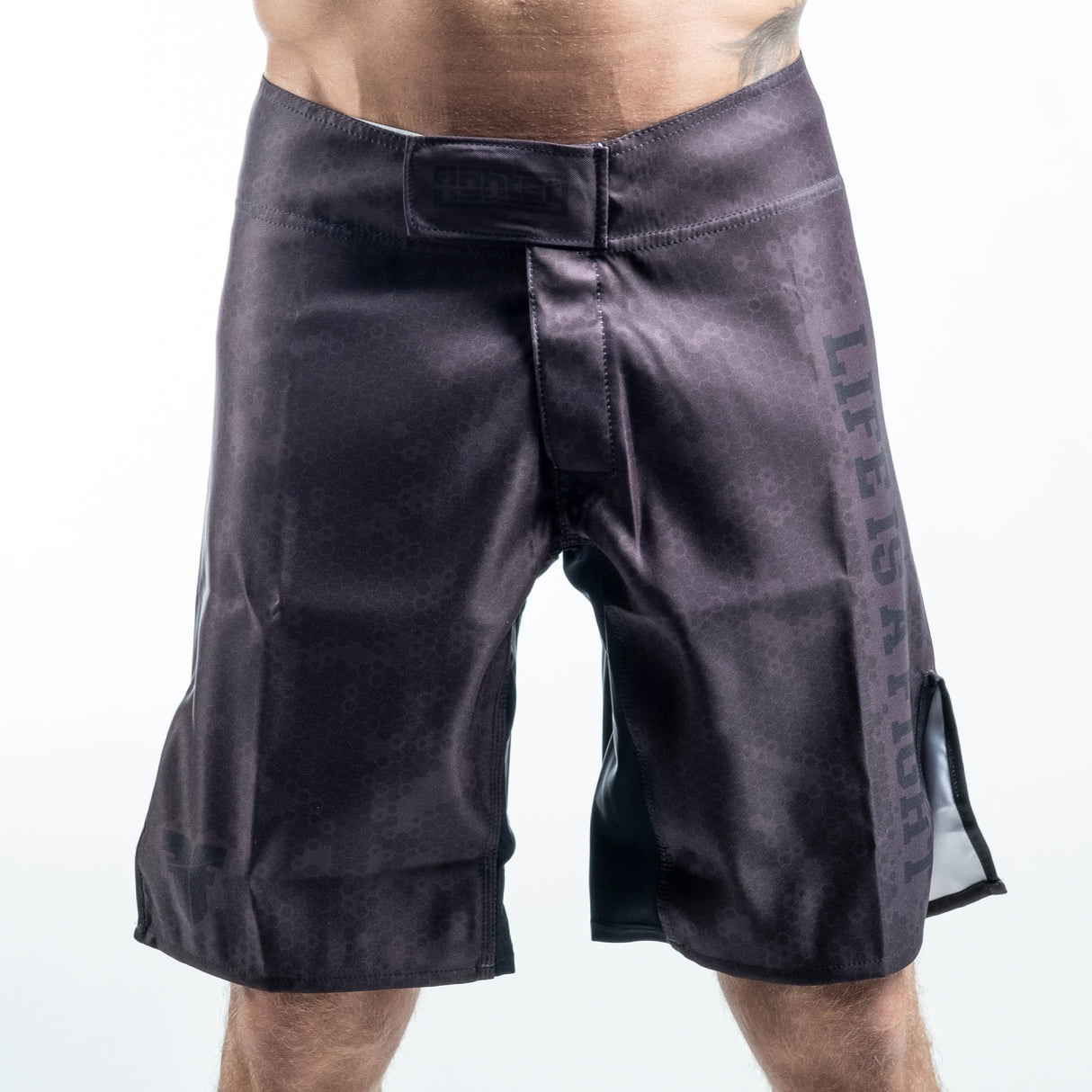 Short Fighter MMA - Nid d'abeille - gris, FSHM-13