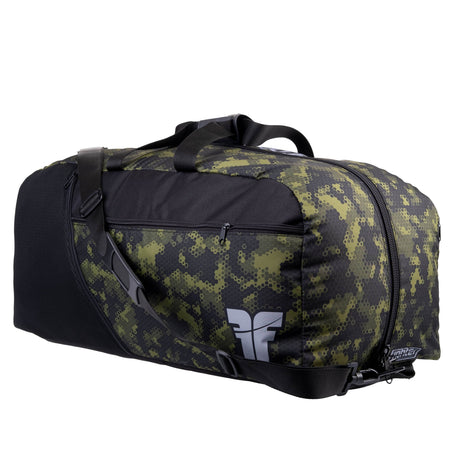 Fighter-Sporttasche/-rucksack – grün mit Wabenmuster