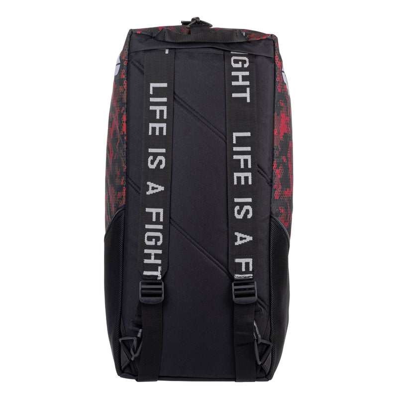 Fighter Sports Bag/Backpack - red honeycomb