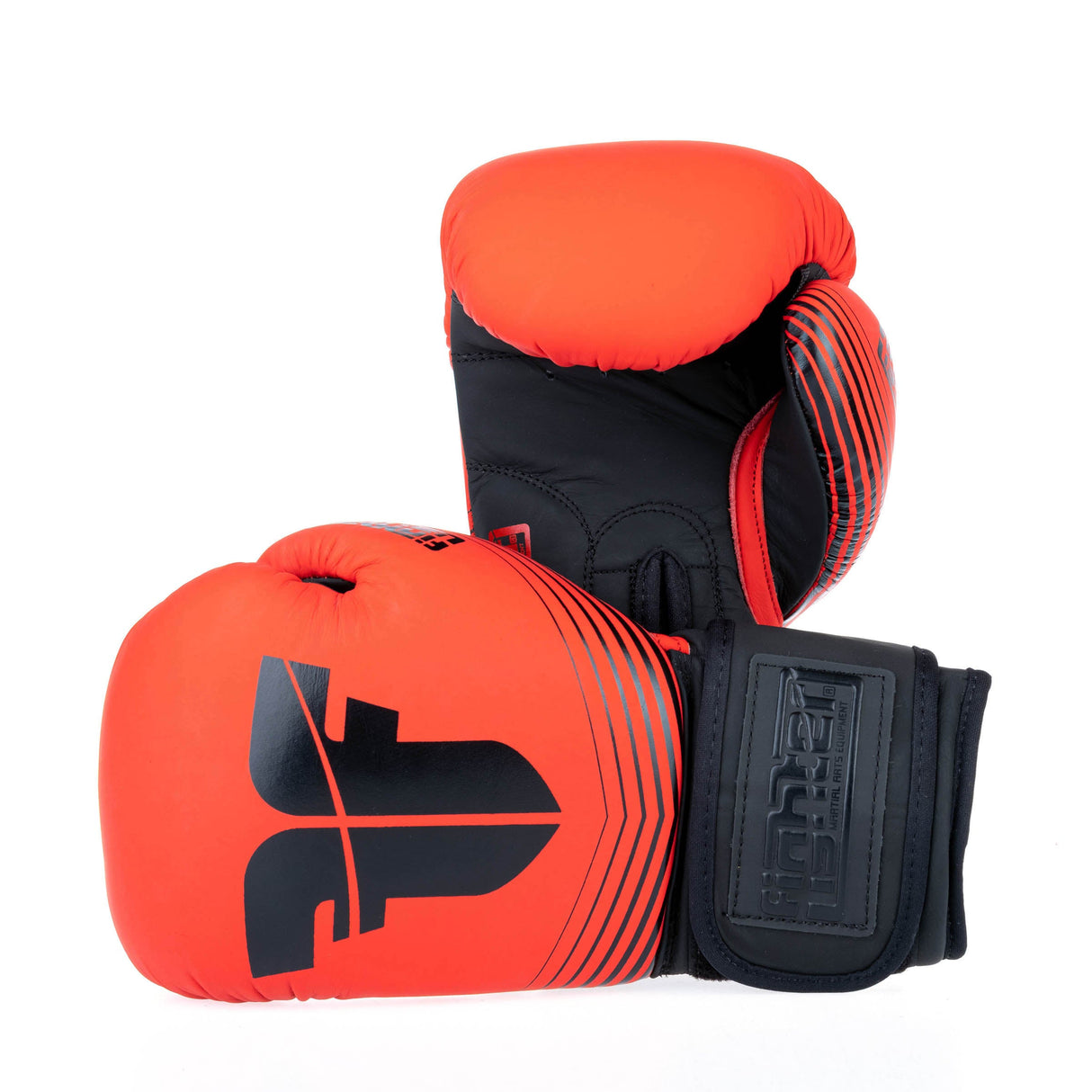 Gants de boxe Fighter SPLIT Stripes - rouge/noir