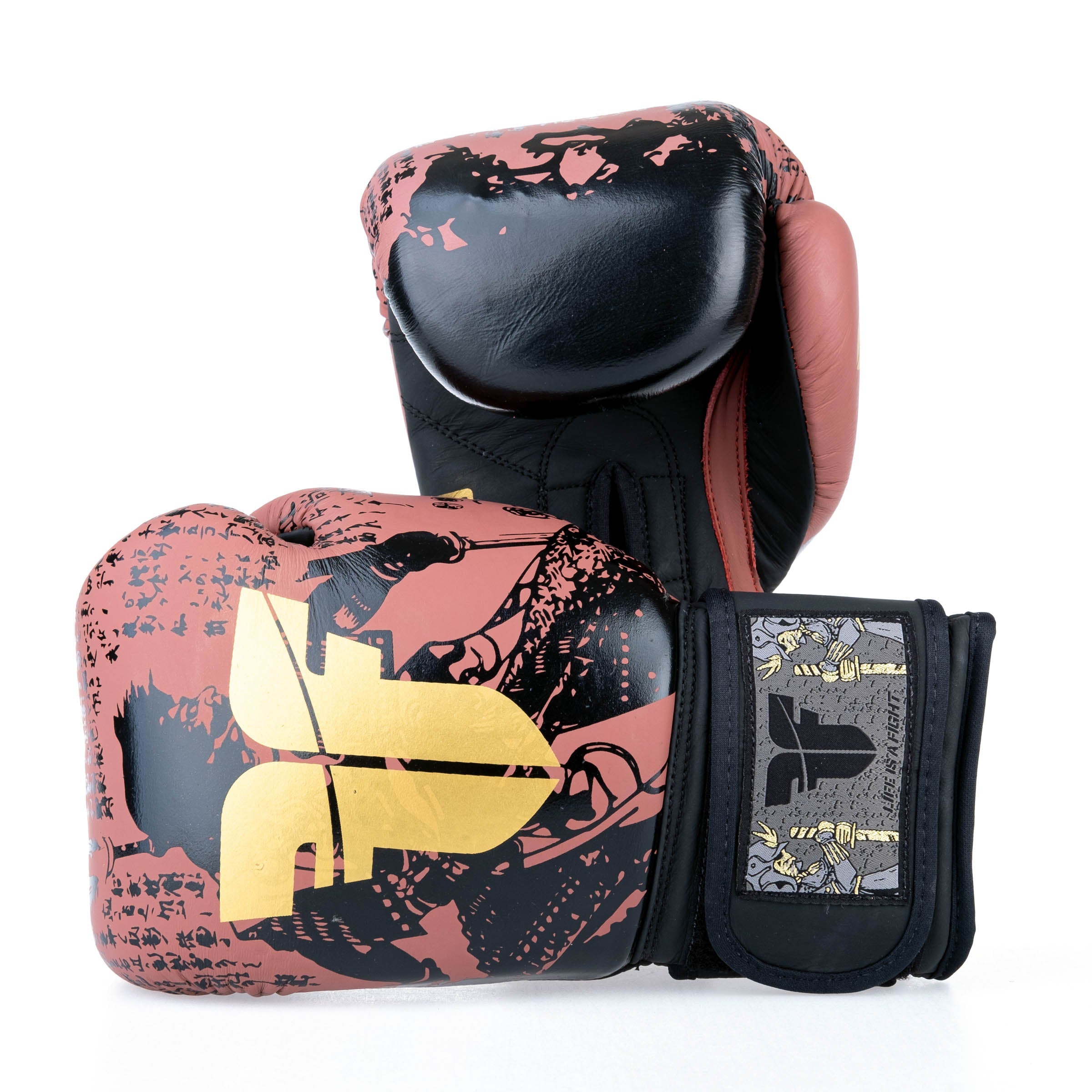 Samurai Woman Japanese Print Boxing Gloves main image 0