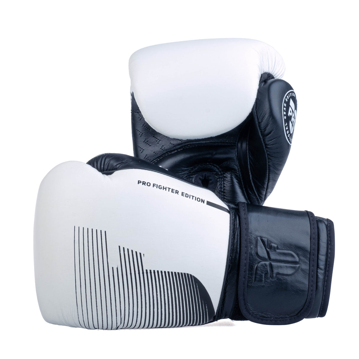 Gants de boxe Fighter Pro - blanc, FBG-PRO-001