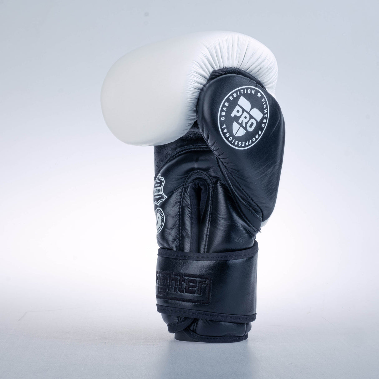 Gants de boxe Fighter Pro - blanc, FBG-PRO-001