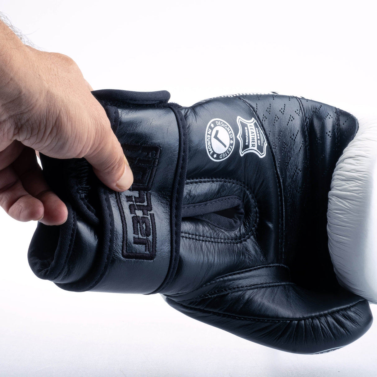 Gants de boxe Fighter Pro - blanc, FBG-PRO-001