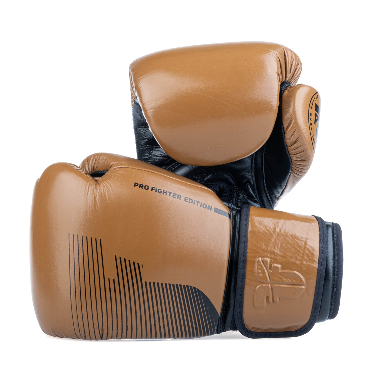 Gants de boxe Fighter Pro - marron, FBG-PRO-003