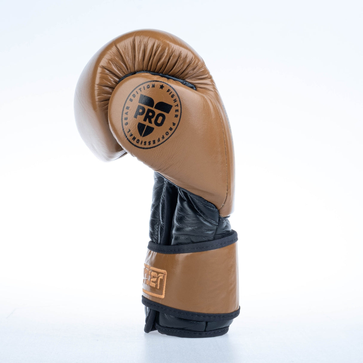 Gants de boxe Fighter Pro - marron, FBG-PRO-003