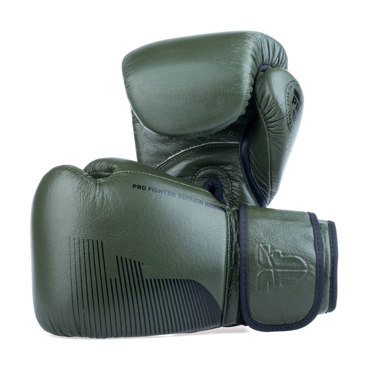 Gants de boxe Fighter Pro - kaki, FBG-PRO-004