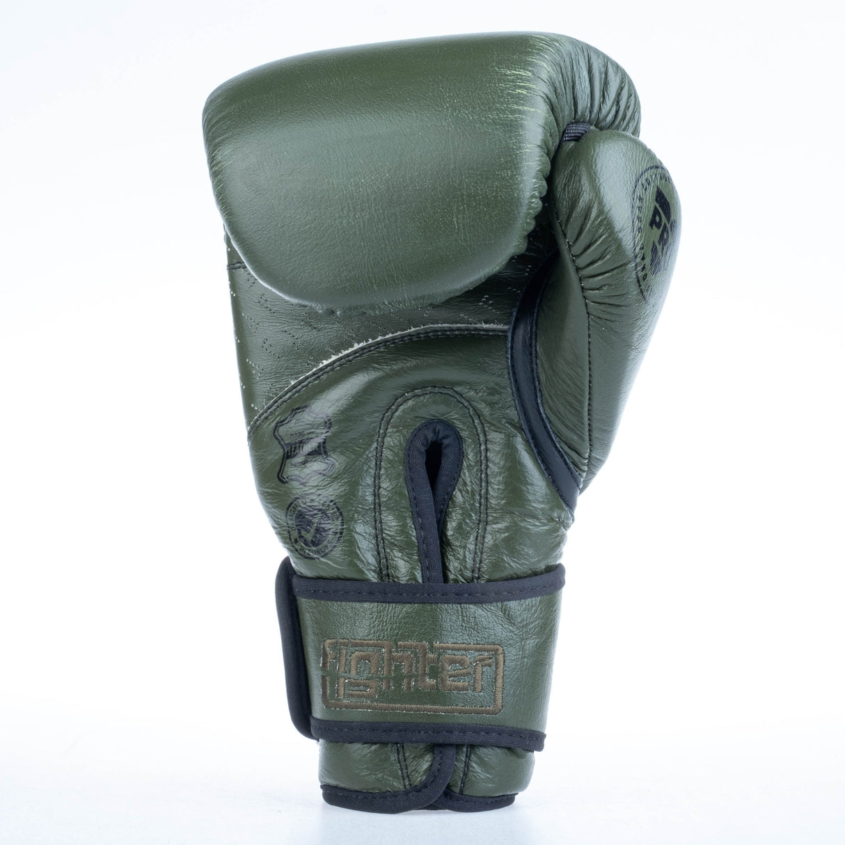 Gants de boxe Fighter Pro - kaki, FBG-PRO-004