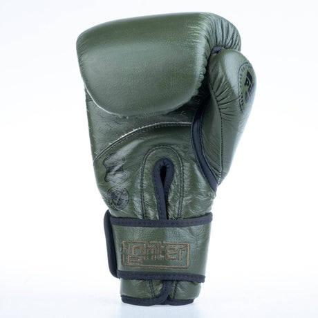 Gants de boxe Fighter Pro - kaki, FBG-PRO-004