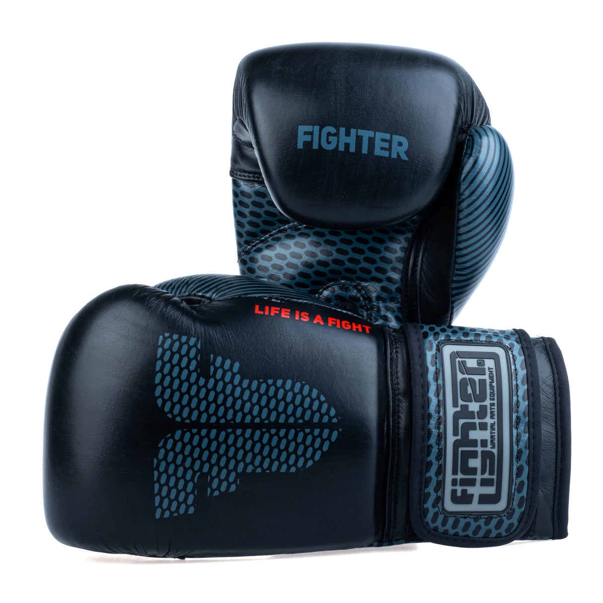 Gants de boxe Fighter Training - noir, FBG-TRN-002