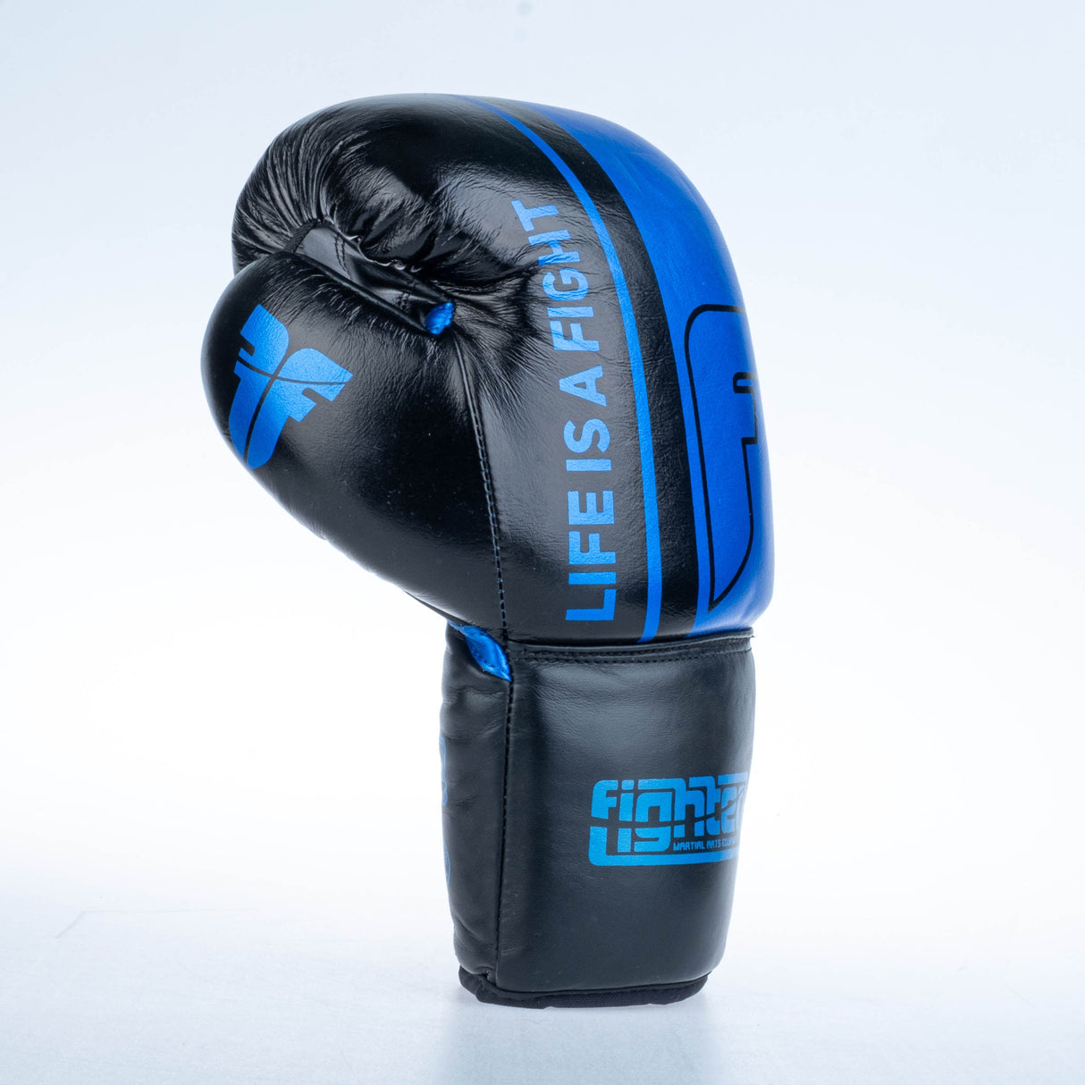 Gants de boxe Fighter Compétition - bleu, FBGF-002BL