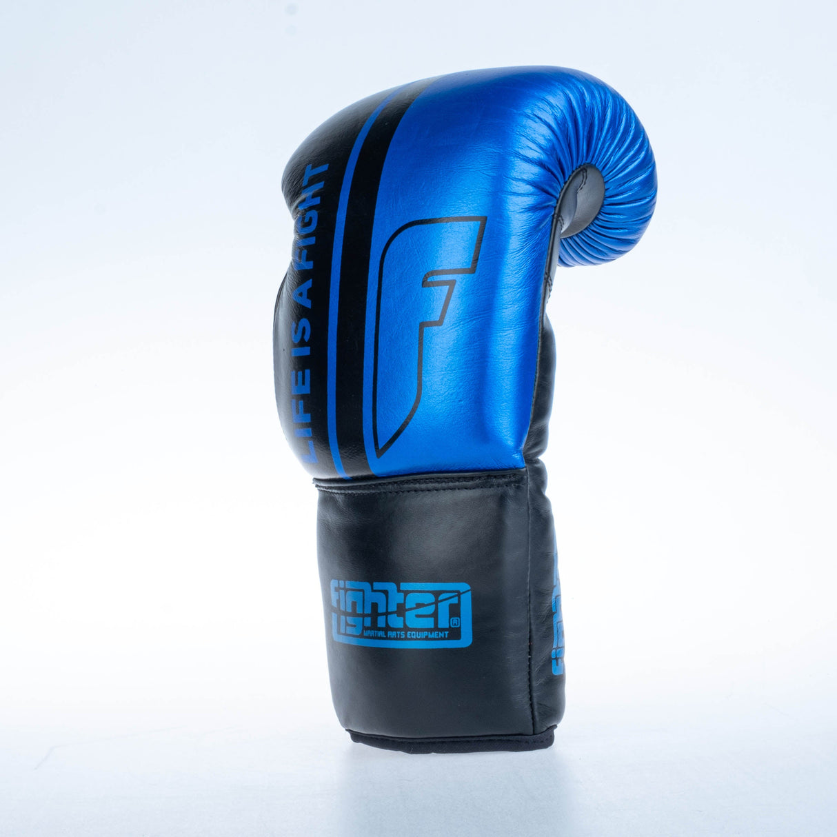 Gants de boxe Fighter Compétition - bleu, FBGF-002BL