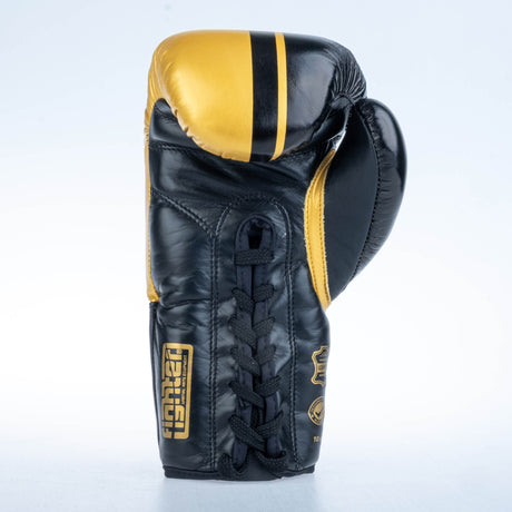 Gants de boxe Fighter Competition - noir/or, FBGF-002GL