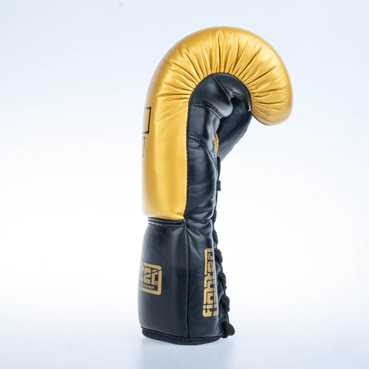 Gants de boxe Fighter Competition - noir/or, FBGF-002GL