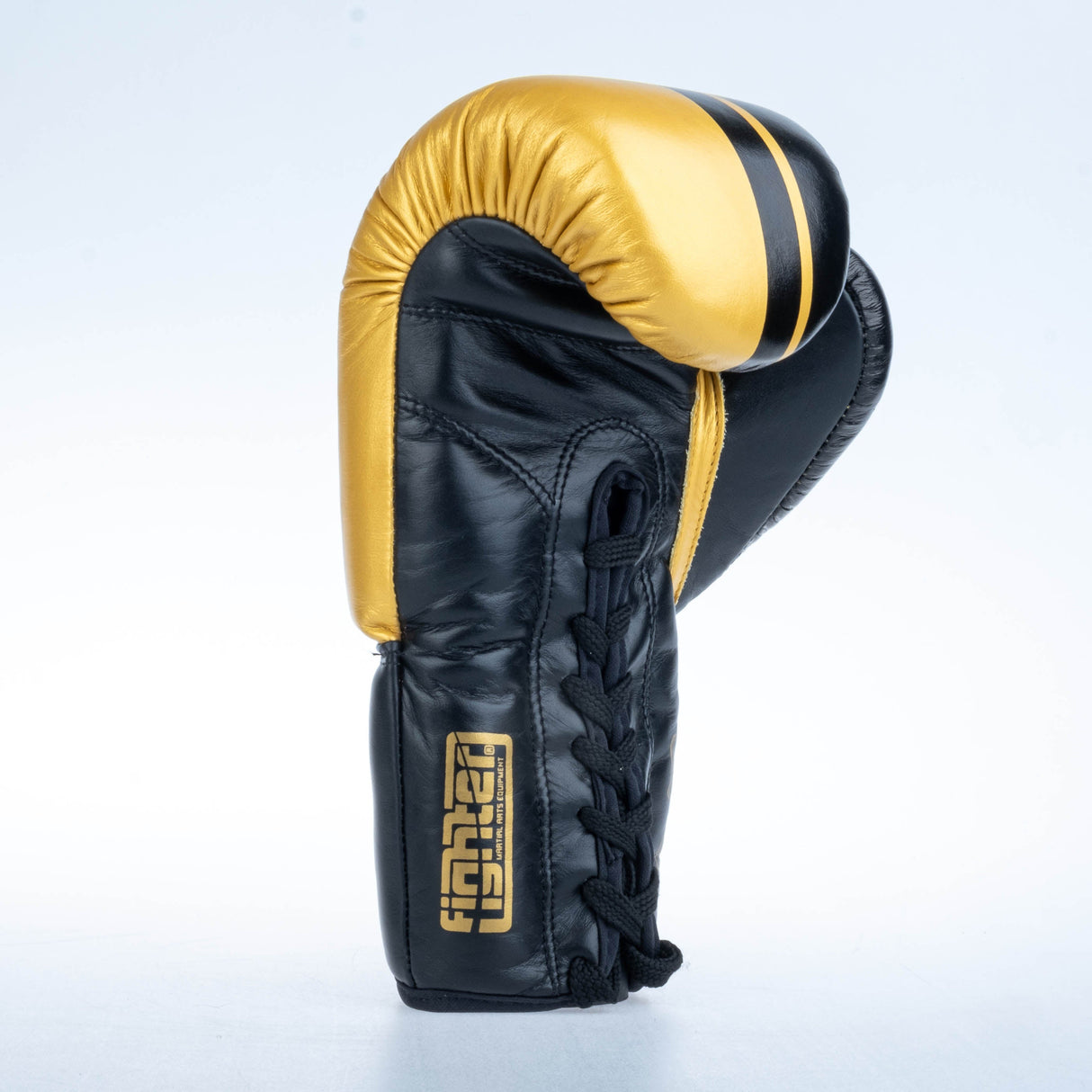 Gants de boxe Fighter Competition - noir/or, FBGF-002GL
