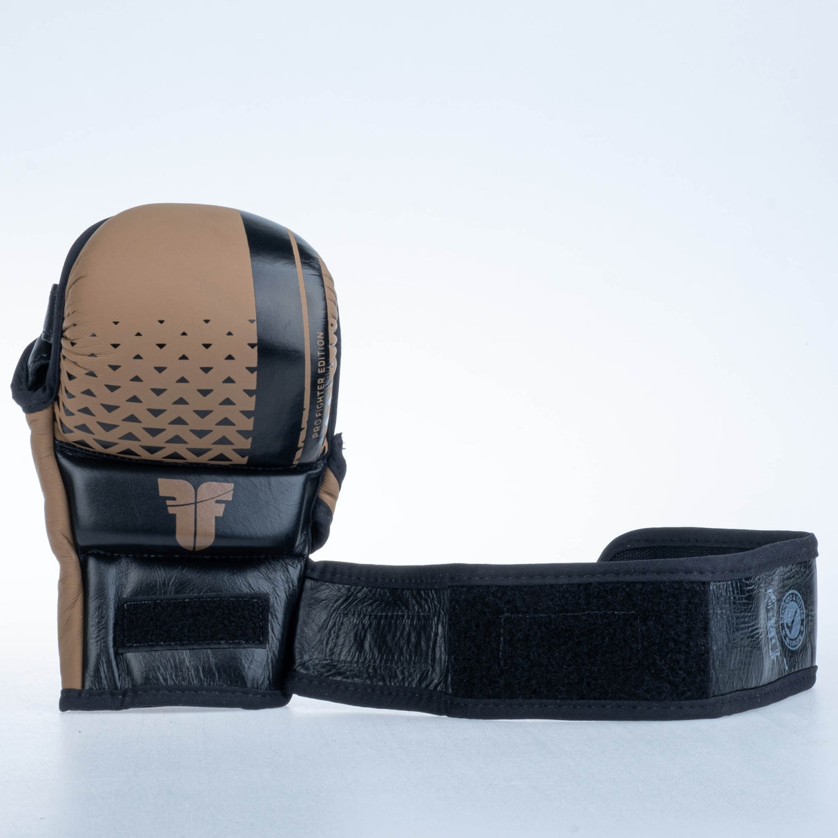 Gants Fighter MMA Pro - noir/marron, FMGL-PRO-001