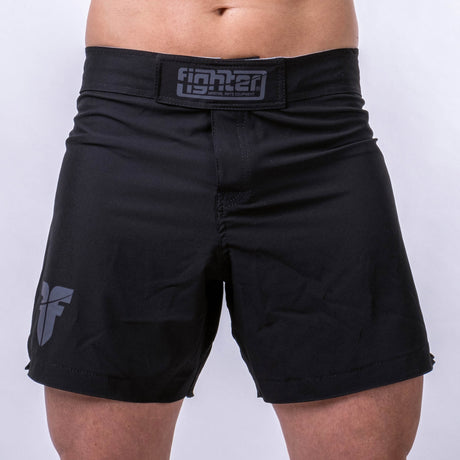 Short Fighter MMA Lines - noir, FMMAS-LN-0209