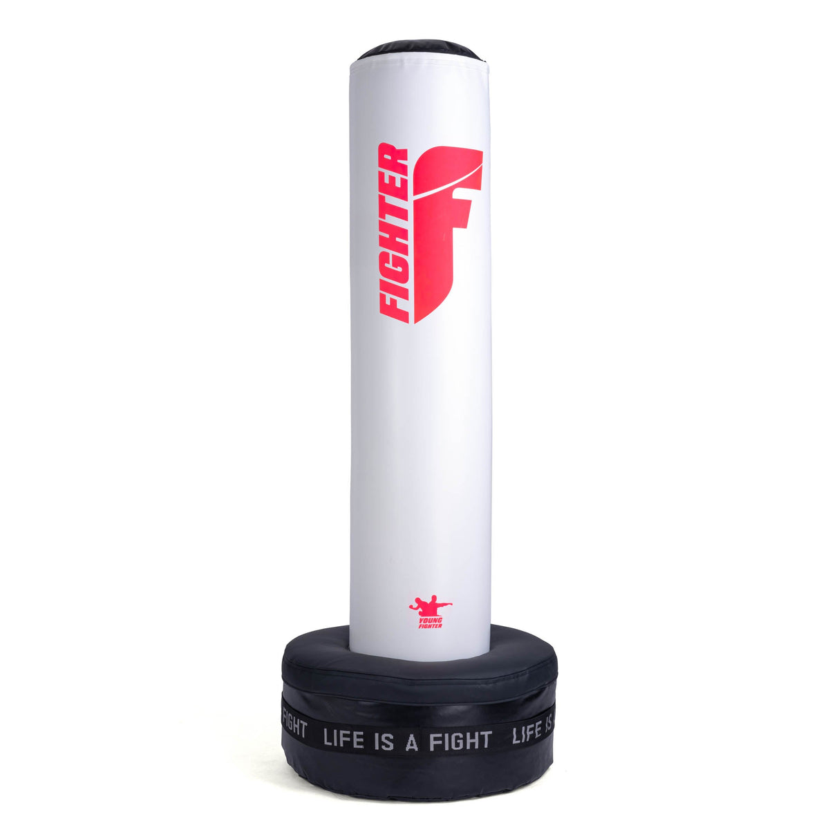 Fighter Freistehender Boxsack YOUNG – weiß/rosa