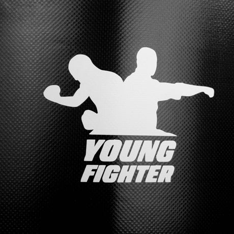 Fighter Freistehender Boxsack YOUNG – schwarz/weiß