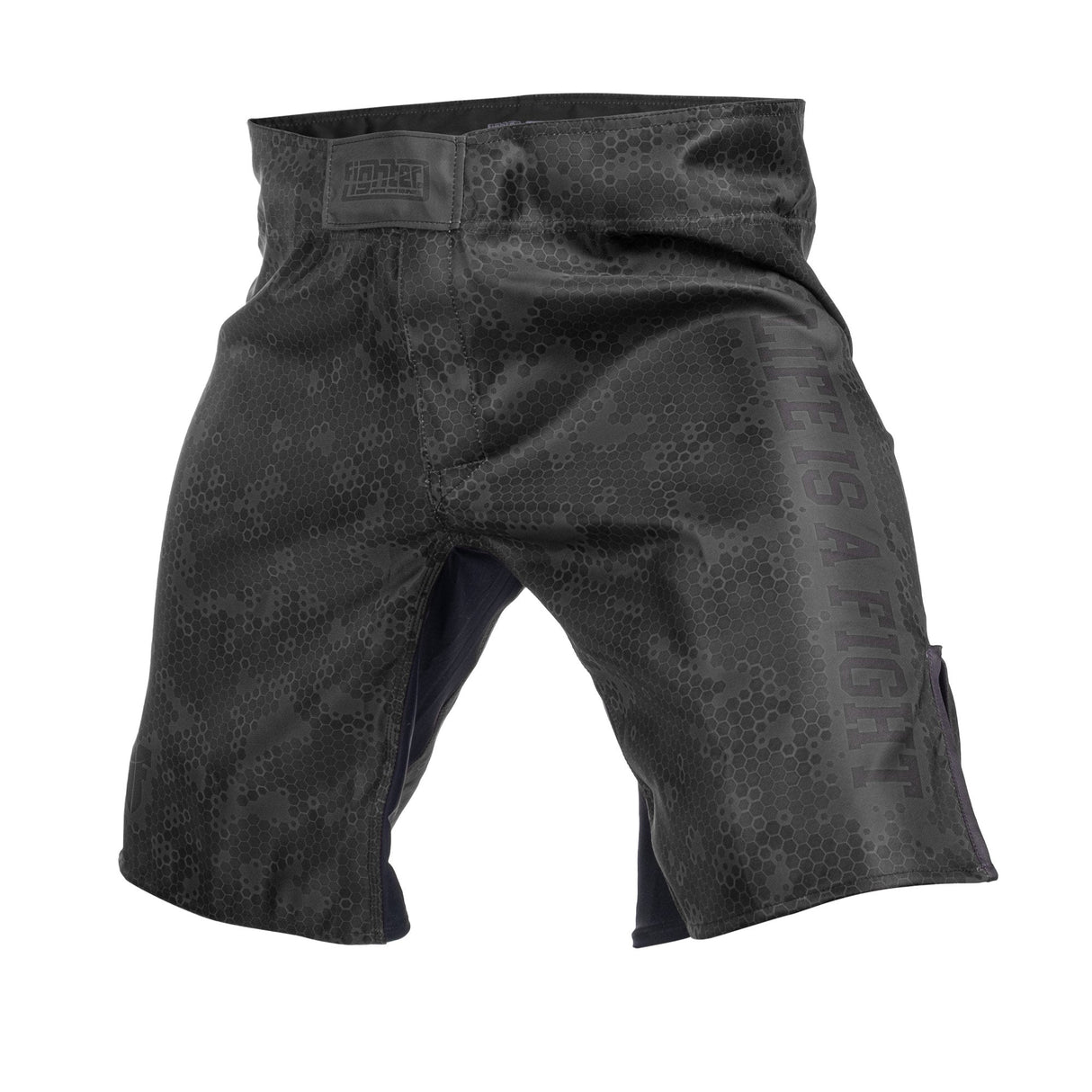 Short Fighter MMA - Nid d'abeille - gris, FSHM-13