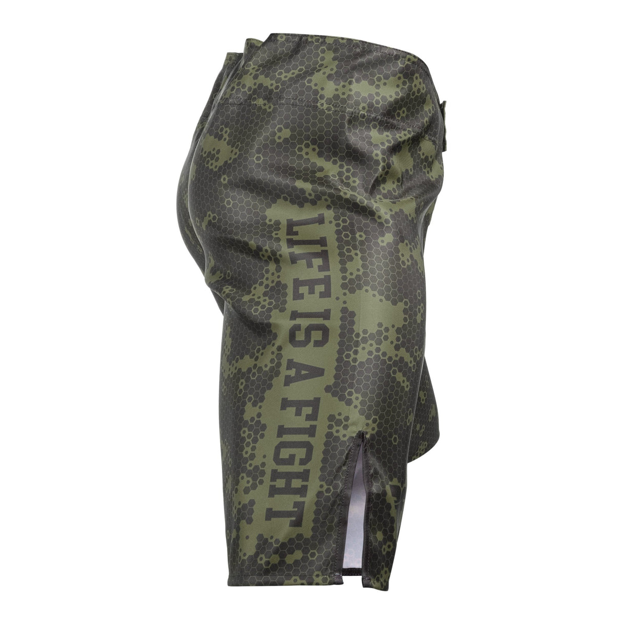 Short Fighter MMA - Nid d'abeille - vert, FSHM-14