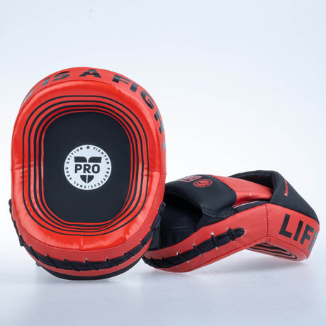 Fighter Oval Shield Pro Petit - noir/rouge, FSMPR-002-RB