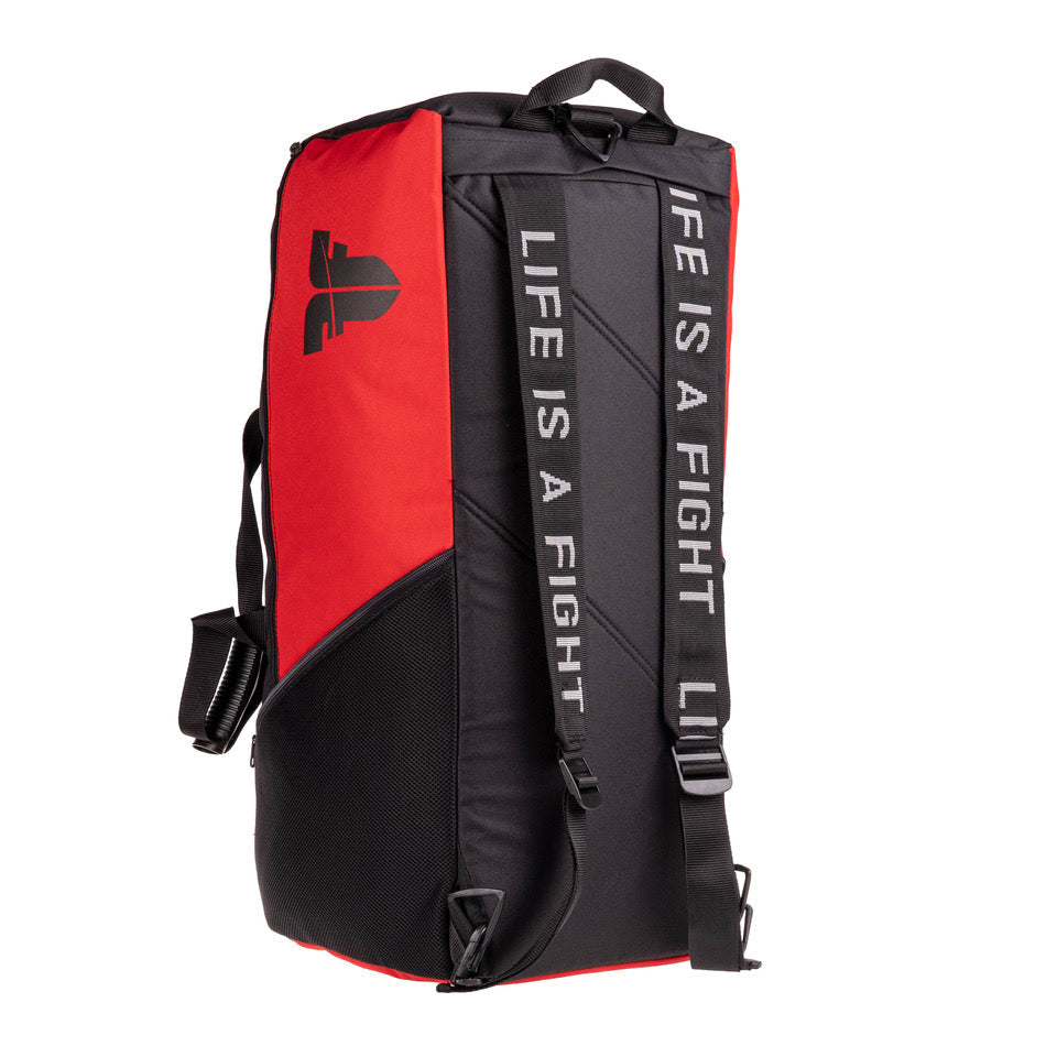 Bolsa deportiva de combate - Tamaño L - Rojo/Negro