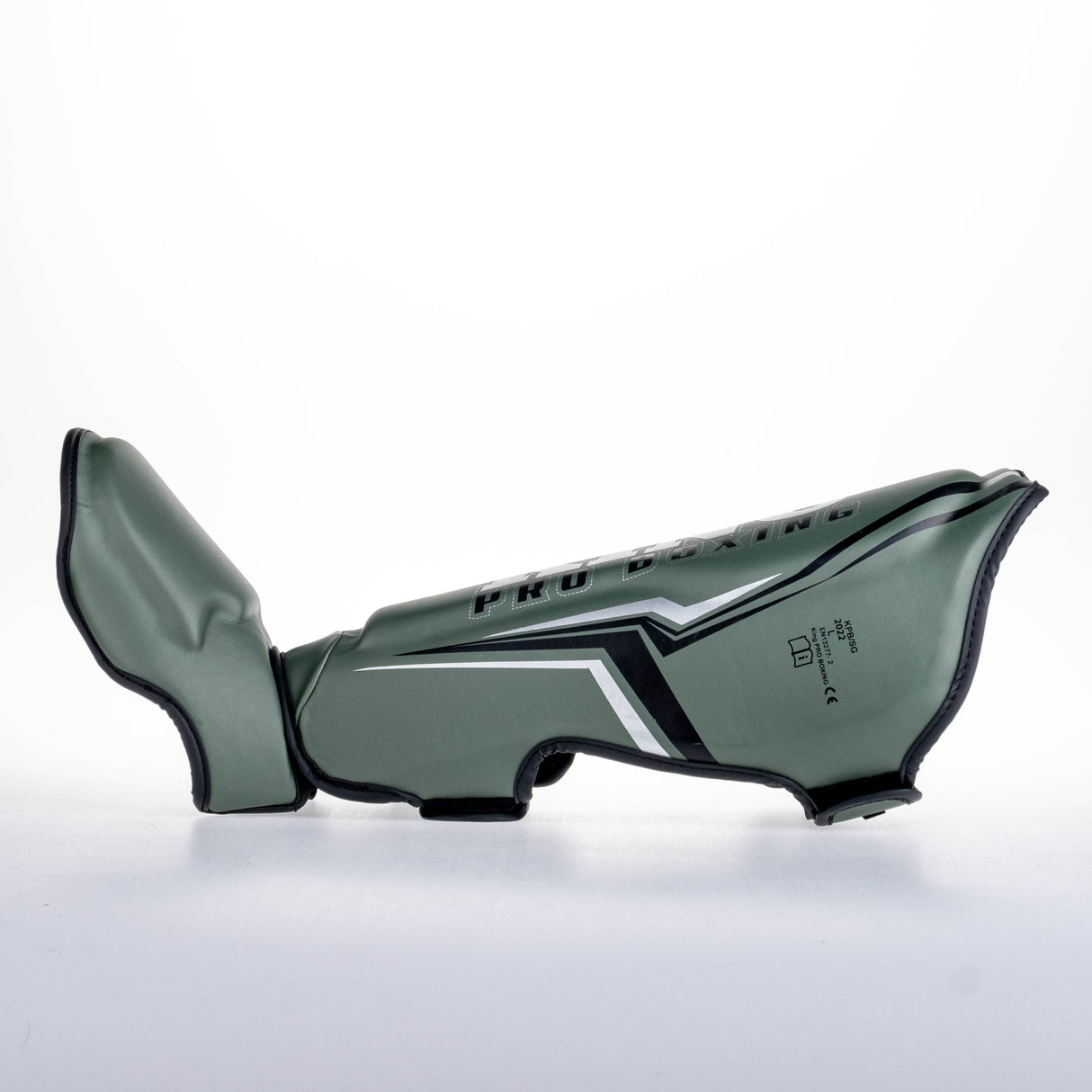 King Pro Boxing Shin Guards Thor - Caki/Silver