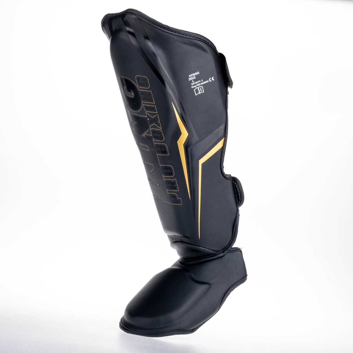 King Pro Boxing Shin Guards THOR - black/gold