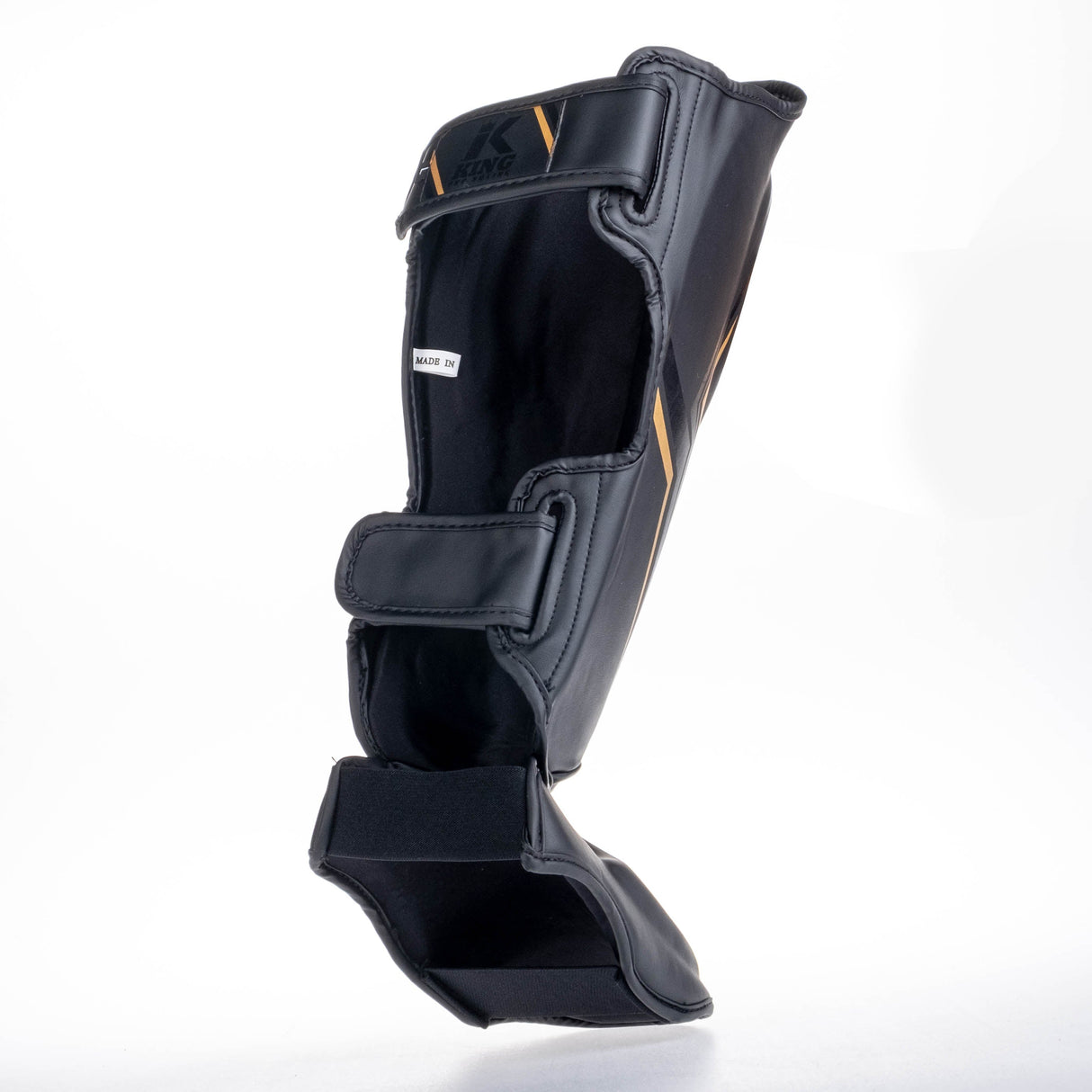 King Pro Boxing Shin Guards THOR - black/gold