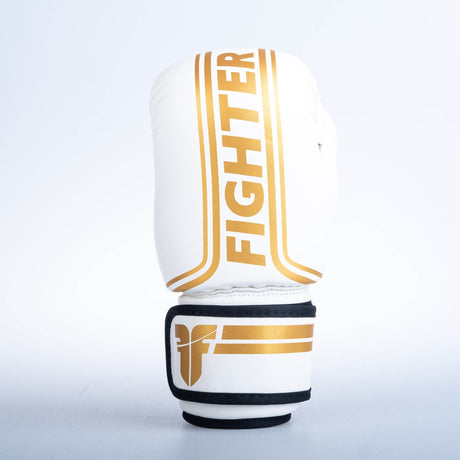 Fighter Open Handschuhe Stripe – SGP Edition – weiß/gold