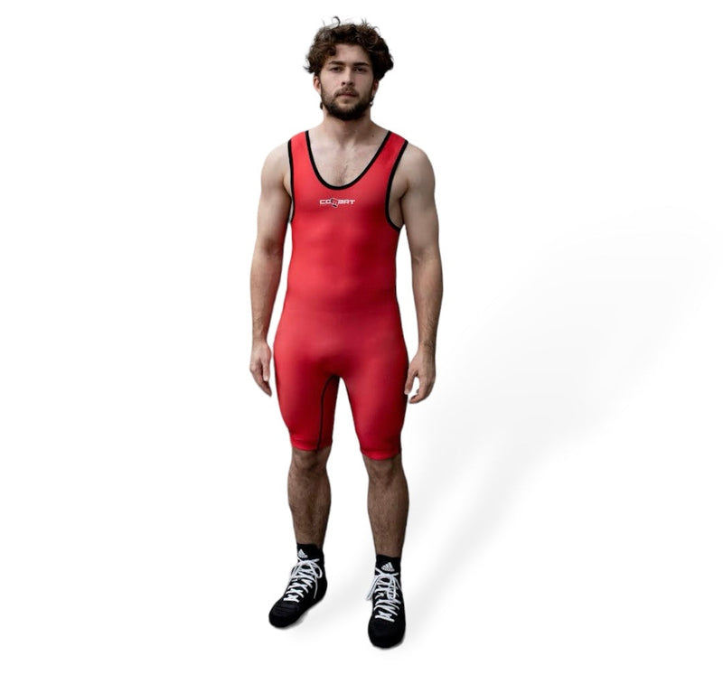 Men's Wrestling Suit Combat Sport Classic - red