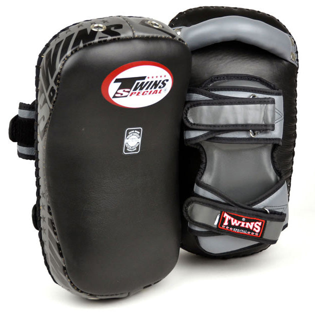 Thai Pads Twins curved - black/grey