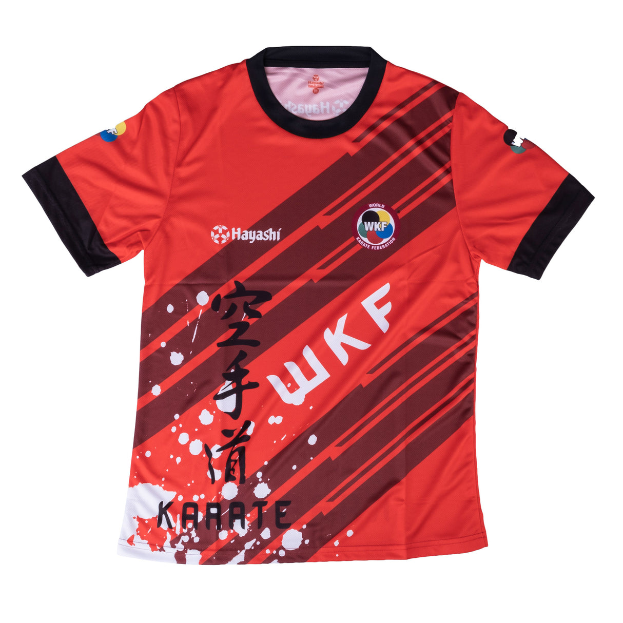 Hayashi WKF T-Shirt – rot, 99341-4